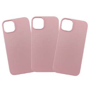 Силикон FULL iPhone 14 Plus "Soft touch" Original Pink (6) лого - фото