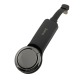 Адаптер iPhone Lightning -  Lighting+3,5 Hoco LS23 2A (зарядное+наушники) c кольцедержателем черный# - фото 1