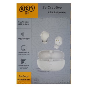 Hands Free Bluetooth Xiaomi QCY HT07 ArcBuds ANC/TWS белые - фото