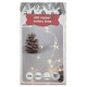 Гирлянда на медной проволке 200 LED/20м/работает от батареек/USB/розовый (гарантия 1нед.) - фото 1