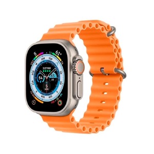 Смарт-часы (Smart watch) Hoco Y12 Ultra (укр.мова/BT5.0/RAM128Mb/call/LCD2"/IP67/280mAh) Titanium Gold - фото