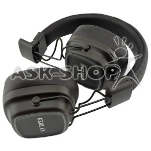 Hands Free большие Bluetooth Gerlax GH-34 BT5.3/AUX/350mAh коричневый - фото