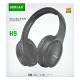 Hands Free большие Bluetooth Gerlax H9 BT5.3/TFcard/AUX/mic/250mAh серый - фото 2