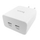 Блочек PD Type-C Hoco C108A 2PD35W/QC3.0 белый (22) - фото 1