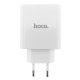 Блочек PD Type-C Hoco C108A 2PD35W/QC3.0 белый (22) - фото 2