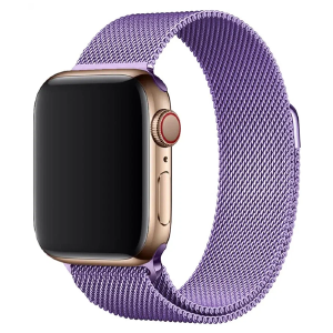 Ремешок для Apple Watch 42/44/45/49mm Миланская петля лавандовый - фото