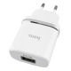 Блочек USB Hoco C12Q 3.0A 1USB QC3.0 белый (10) - фото 1