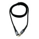 Кабель microUSB Gerlax L13V 6А/QC3.0 тканевой черный 1м - фото 1