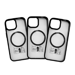 Накладка iPhone 15 Spigen Hybrid MagSafe black - фото