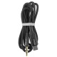 Кабель 3,5 AUX - Type-C Gerlax GX-05T тканевой черный 1м# - фото 1