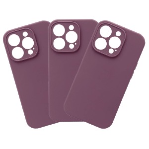 Силикон FULL PROTECTION iPhone 14 Pro Max "Soft touch" Original Dusty rose (68) лого - фото