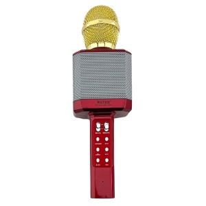 Караоке микрофон WS-1828 mix colour (черный, красный) - фото