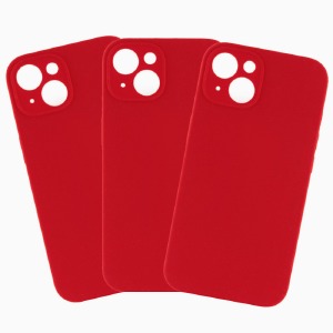 Накладка FULL PROTECTION iPhone 15 "Soft touch" Original Red (14) лого - фото