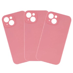 Силикон FULL PROTECTION iPhone 15 "Soft touch" Original Pink (6) лого - фото