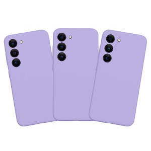 Накладка FULL Liquid Silicone Case Samsung S23 Ultra/S918 Purple - фото