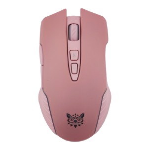 Компьютерная мышка беспроводная Onikuma CW905 2.4Ghz розовая с RGB - фото