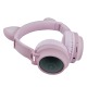 Наушники большие MP3 + Bluetooth Hoco W27 (Cat ear) розовые (уценка, трещина внутри на дуге) - фото 1