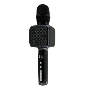 Караоке микрофон YS-69 беспроводной функция изменения голоса/фонограммы/записью/аккопонементом/USB/SD/FM/AUX/Bluetooth черный Bluetooth - фото