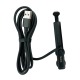 Кабель iPhone Lightning Hoco U51 2A/Fun tour угловой/на присосках/для геймеров/без передачи данных черный 1,2м - фото 1
