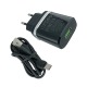 СЗУ Type-C Hoco C12Q 3A/1USB/18W/QC3.0 черный 1м (10) - фото 2