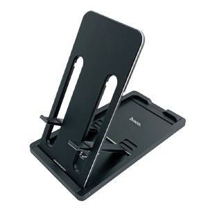Подставка для телефона и планшета Hoco HD5 4.5-7" Freedom metal черная - фото