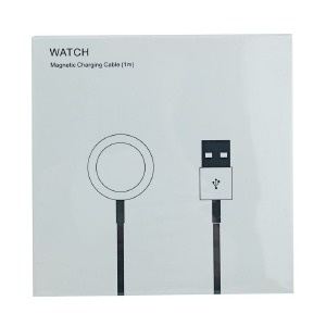 Кабель для смарт-часов Apple watch белый USB - фото