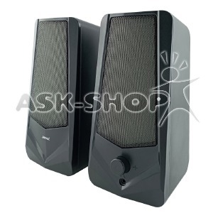 Колонки компьютерные 2.0 Jedel S523 6W/RGB/BT5.0/USB/3.5 черные - фото