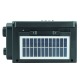 Радиоприемник аналоговый Golon RX-2191BTS от сети/аккумулятор/разъем для батареек/фонарик/BT/USB/SD/солнечная панель 22х12х8 микс - фото 1