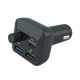 FM модулятор M24 12-24V/3.1A/2USB/PD18W/MicroSD/BT5.0/LCD дисплей черный - фото 1