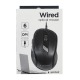 Компьютерная мышка проводная USB Gembird MUS-6B-01 6 кнопок/400-1600DPI блистер черная 1,35м - фото 1