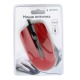 Компьютерная мышка проводная USB Gembird MUS-101-R 3 кнопки/1200DPI блистере красная 1,5м - фото 1