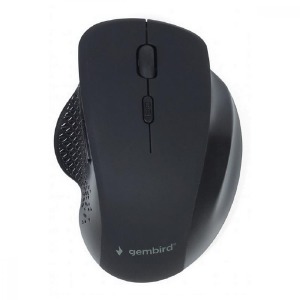 Компьютерная мышка беспроводная Gembird MUSW-6B-02 6 кнопок/USB 2.4GHz/800-1600DPI черная - фото