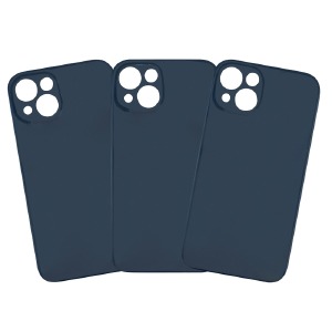 Накладка FULL PROTECTION iPhone 14 Pro Max "Soft touch" Original Dark blue (36) лого - фото