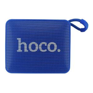Колонка Hoco BS51 синяя 11х9х4,5 см - фото