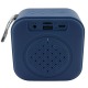 Колонка Hoco HC22 5W/BT5.2/USB/AUX/microSD/FM/1200mAh/TWS 9,5х9,5х4,5см синяя - фото 1