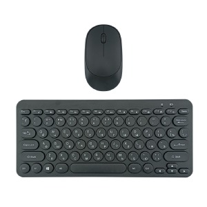 Игровой набор (беспроводные клавиатура+мышь) Keyboar 902 черный - фото