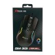 Компьютерная мышка проводная USB игровая XTRIKE GM-313 RGB/7 кнопок/1200-7200DPI черная 1,5м - фото 3