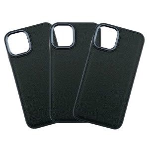 Накладка Leather Case iPhone 11 черная - фото