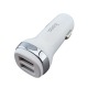 АЗУ USB блочек Hoco Z40 2.4A/2USB белое (12) - фото 1