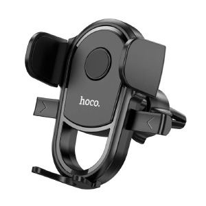 Автодержатель Hoco H6 (крепление на вентиляцию) черный - фото