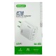 Блочек PD Type-C Gerlax GA-40S 6A/2PD45W/QC3.0 белый - фото 2