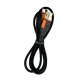 Кабель microUSB Gerlax L23V 6A/OD4.0 нейлоновый черный 1м - фото 1