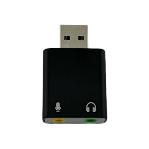 Звуковая карта USB 2.0 7.1 СН черная - фото