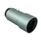 АЗУ USB блочек Gerlax C5S 3A/1USB/18W/QC3.0 блистер серый металл - фото 1