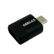 OTG-Адаптер USB (мама)-Type-C (папа) Gerlax GX-08 (для подключение флешек, зарядок, кабелей) черный - фото 1