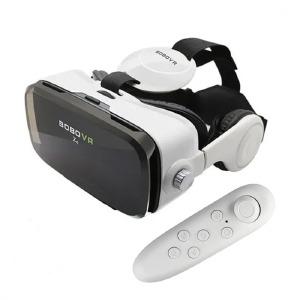 VR box Z4 очки виртуальной реальности с наушниками и пультом - фото
