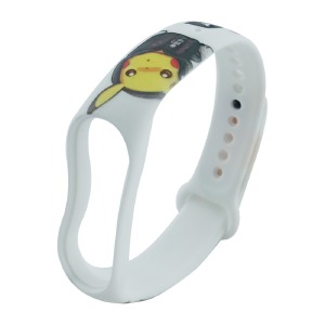 Ремешок для фитнесс браслета Mi Band 3/4 принт 15 (покемон) - фото
