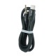 `SET кабелей 3,5' AUX - Type-C Gerlax GX-06Tтканевой черный 1м (10ШТ!!! + 1ШТ ПОДАРОК) - фото 2