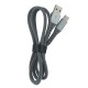 `SET кабелей Type-C Gerlax L28T 6А QC3.0 нейлоновый серый 1м (10ШТ!!!+1ШТ ПОДАРОК) - фото 2