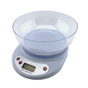 Весы кухонные цифровые с круглой чашей DT-01 до 5кг (микс) - фото
